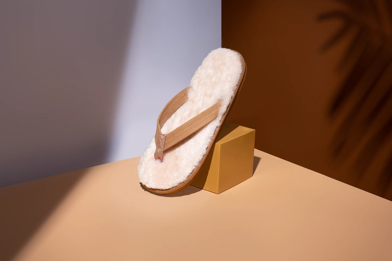 Brown Bonsai sheepskin sandal